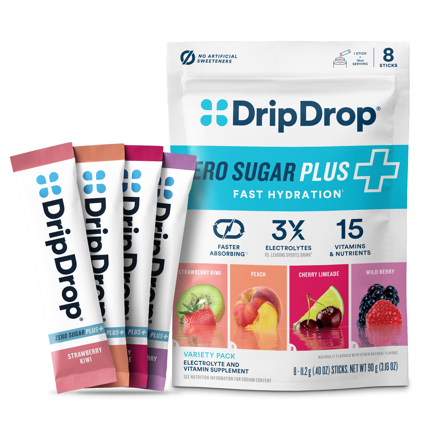 dripdrop-zero-sugar-plus-strawberry-kiwi-peach-cherry-limeade-wild-berry-16-oz-sticks-8-count-j7 Pouch_8ct_Front16ozSticks_VSPlus_Variety_B.png